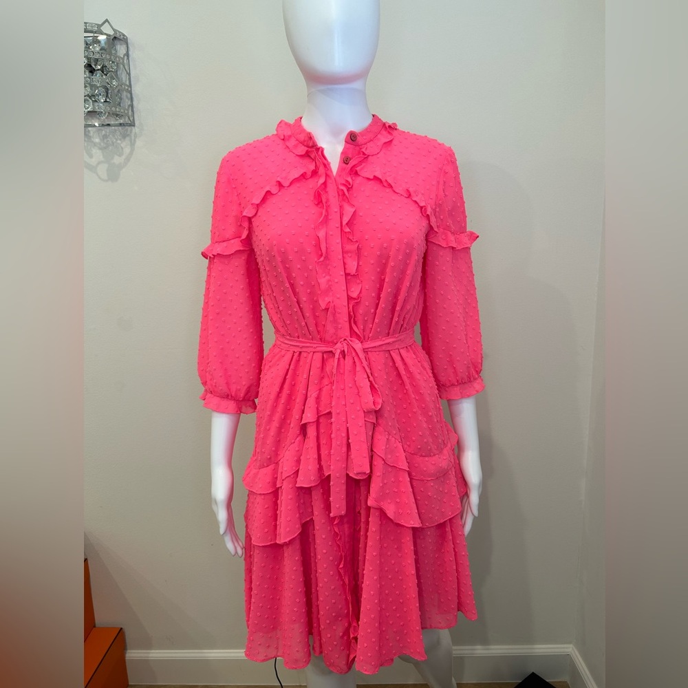 Saloni Pink Dress Size 2